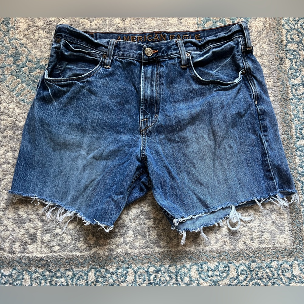 American Eagle Cutoff Jean Shorts Size 10